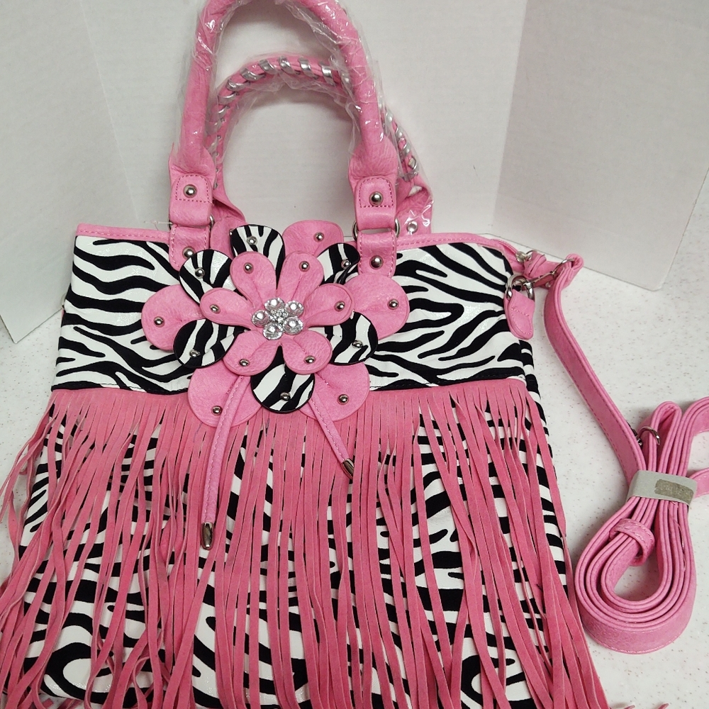 Cowgirl Trendy, 🆕 Large 13"X13" Fringed Shoulder Bag Crossbody, Final Markdown.